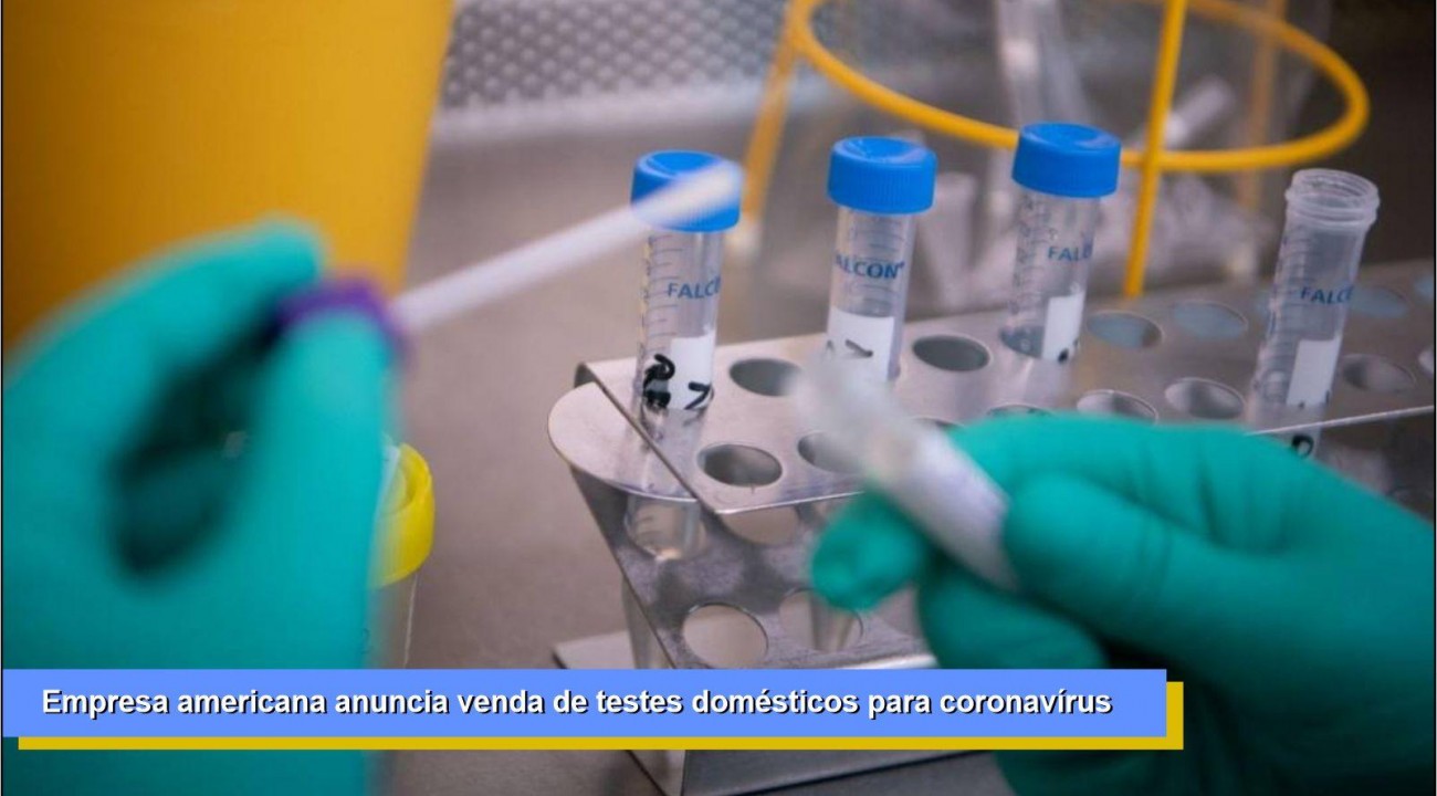 Empresa americana anuncia venda de testes domésticos para coronavírus