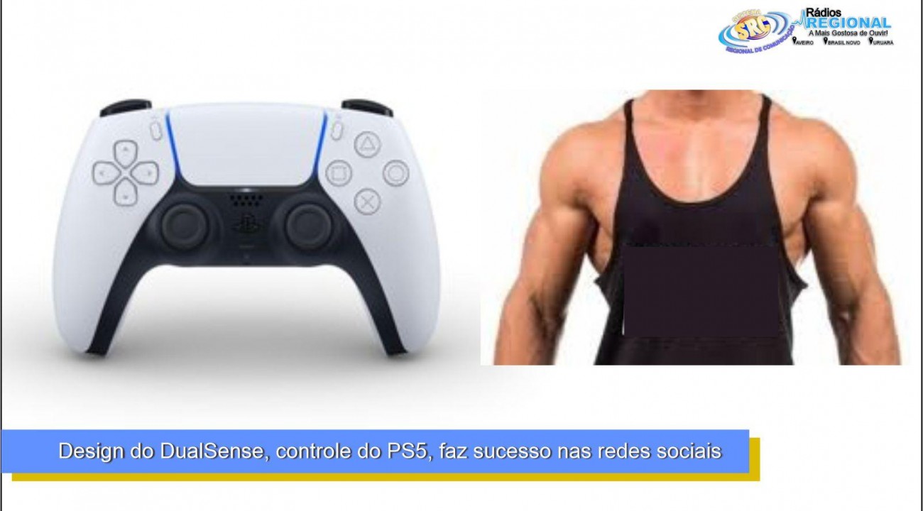 Design do DualSense, controle do PS5, faz sucesso nas redes sociais