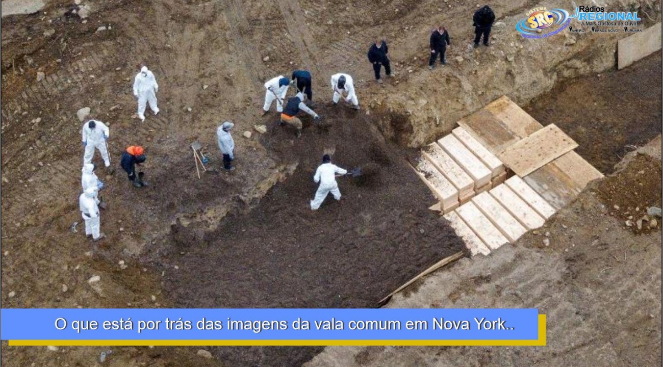 O que está por trás das imagens da vala comum em Nova York..