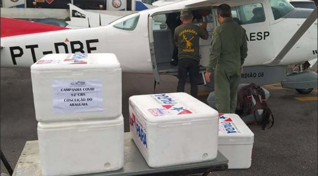 Covid-19: Pará já distribuiu mais de 8 milhões de doses de vacina