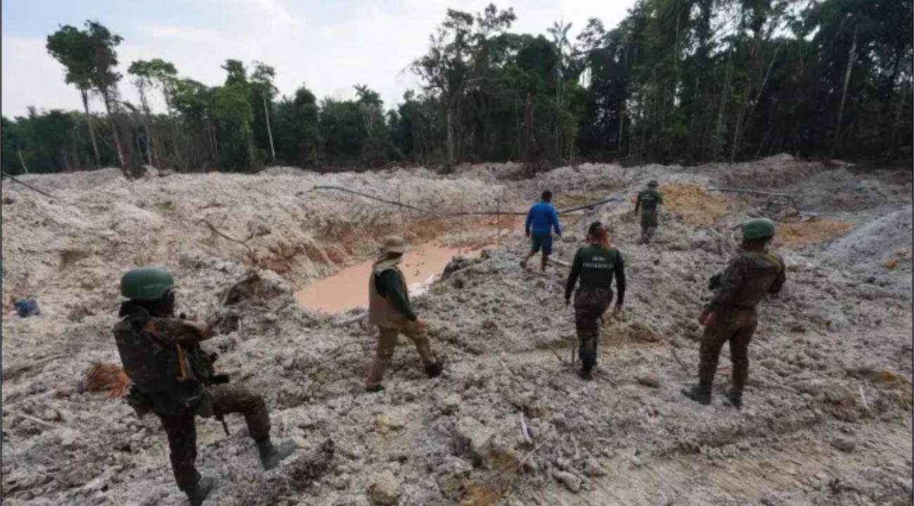 Operação desmonta acampamentos e fecha nove garimpos no Pará