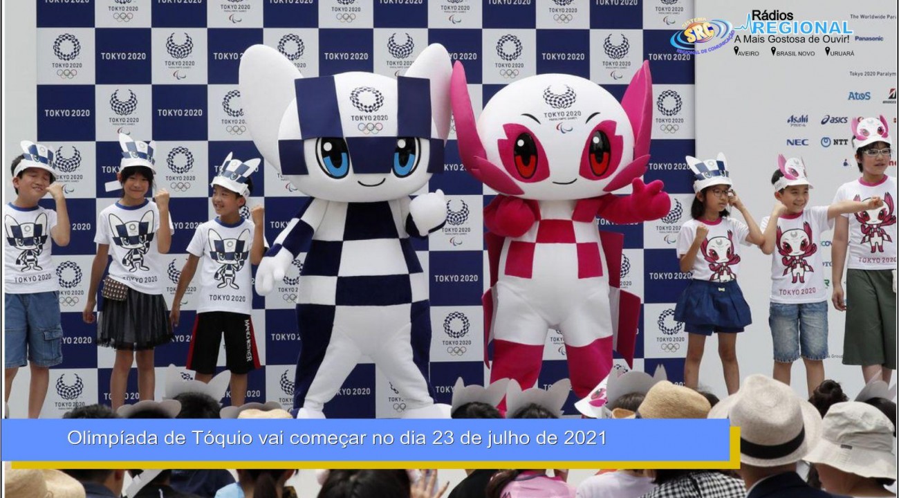 Olimpíada de Tóquio vai começar no dia 23 de julho de 2021