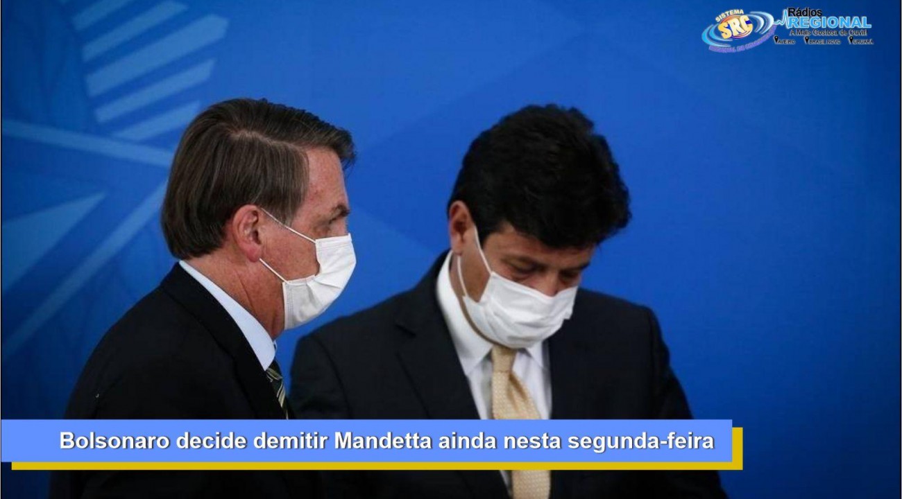 Bolsonaro decide demitir Mandetta ainda nesta segunda-feira