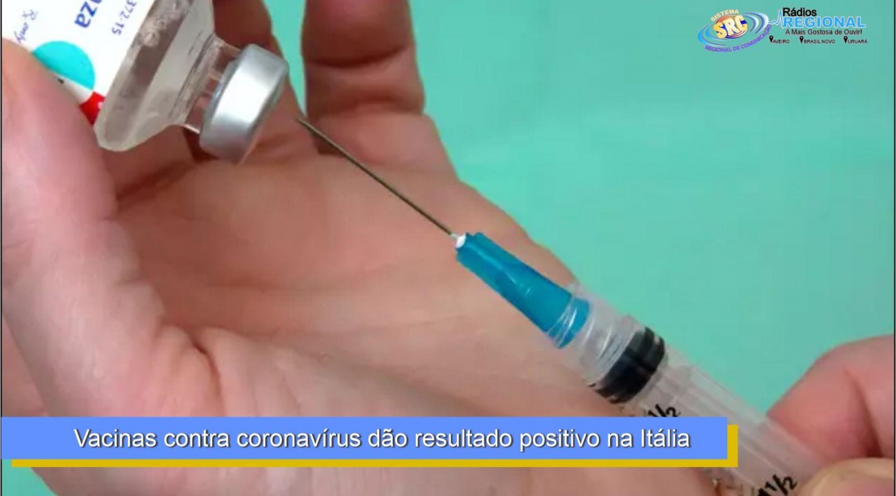 Vacinas contra coronavírus dão resultado positivo na Itália