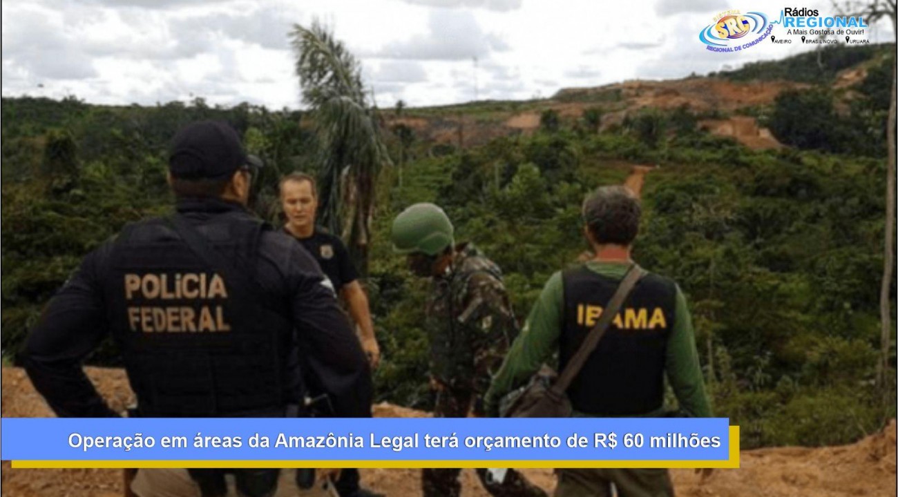 Operação em áreas da Amazônia Legal terá orçamento de R$ 60 milhões